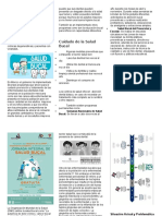 Triptico Acciones de La Salud Bucal