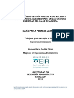 Adaptación de Gestión Humana para Recibir A La Generación Z (Centennials) en Las Grandes Empresas Del Valle de Aburrá PDF