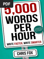 5,000 Words Per Hour - Chris Fox