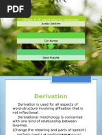 Group 4 A Word and Its Relatives Derivation