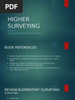 General Surveying 2 - Tacheometry