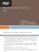 Sea Food Plant Sanitation