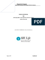 RFP - Progressive Web Application Device Agnostic UI - UX Design For SBI Life Customers PDF