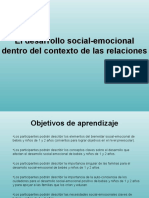 Desarrollo Social Emocional Dentro Del Contexto Relaciones