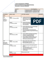 STB1093 Lect Schedule Sem 2 2018 - 2019