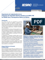 Art. 1 - Experiencia de Implantación de Un Programa de Seguridad Eléctrica Basado en La NFPA 70E en PGPB México