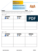 Fichas de Estrategias de Suma y Resta