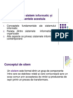 01-Conceptul de Sistem Informatic Și Componentele Acestuia PDF