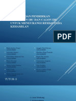 Promosi Dan Pendidikan Kesehatan Ibu Dan Calon Ibu