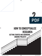 How To Conceptualize Research