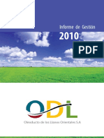 Informe Odl 2010