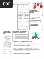 Noel en France Comprehension Ecrite Texte Questions Liste de Voca - 120350