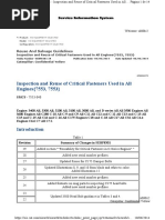 SEBF8301-29 Inspection and Reuse of Critical Fasteners Used in All Engines