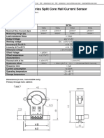 DC Current Hall Effect Sensor PDF