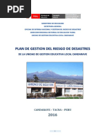 Plan GRD - Ugel Candarave - 2016 PDF