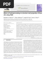 Effects of Hydroprocessing On Structure and Properties of Base Oils Using NMR