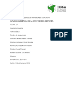 Implicaciones Éticas de La Investigación Científica