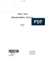 1098 Programming Manual Pulsar Altair PDF