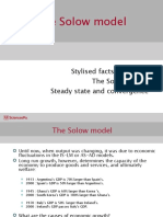 Intro The Solow Model of Growth