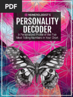 Numerology Personality Decoder 