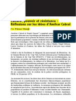 Culture, Pouvoir Et Résistance PDF