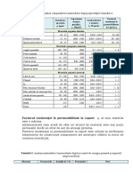 Analiza Comparativa A Materialelor