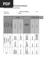 Matriz de Identificación de Riesgos