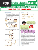 Problemas Con Palitos de Fósforo y Parentesco para Segundo Grado de Secundaria