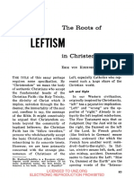 The Roots of Leftism in Christendom