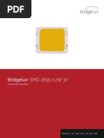 DS74 Gen2 SMD 2835 0.2W 3V Data Sheet Rev B PDF