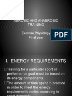 Aerobic and Anaerobic Trainnig