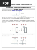 Material Sobre Las Operaciones Con Numeros Naturales