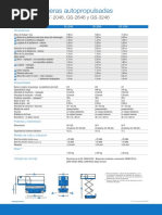 Ficha Tecnica de La Plataforma Tipo Tijera Genie 3246