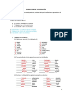 Ejercicios de Apropiación Redacción