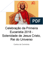 Ano B - Cristo Rei - Primeira Eucaristia