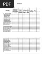 Lista de Cotejo 4to