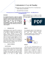 Informe de Laboratorio Ley de Faraday