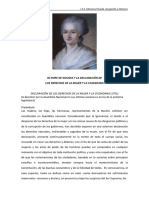 Cuestionario Olympe de Gouges