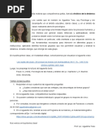 Psicopedagogía 3°. Análisis de La Dinámica de Grupos. Clase 1 - Presentación e Introducción A La Materia