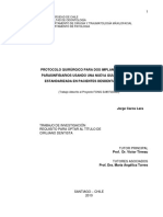 Protocolo Quirúrgico para Dos Implantes Mandibulares Parasinfisiarios PDF