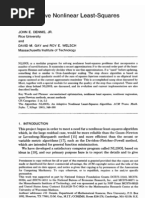 An Adaptive Nonlinear Least-Squares Algorithm