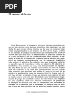 Barthes - El "Grano" de La Voz PDF