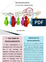 Iwan Sociolinguistic Powerpoint