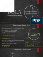 Geometri Analitik Ruang Bola PDF