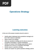 Lecture 2 - Operations Strategy(s)