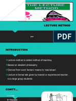 Lecture Method