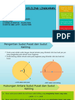 Sudut Pusat Dan Keliling Lingkaran