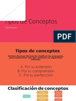 Tipos de Conceptos