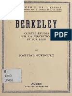 Berkeley - Quatre Etudes Sur La Perception - Gueroult, Martial, 1891 PDF