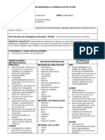 Plan Anual Trimestral de Matematica